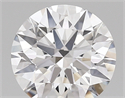 Lab Created Diamond 1.79 Carats, Round with ideal Cut, F Color, vvs2 Clarity and Certified by IGI