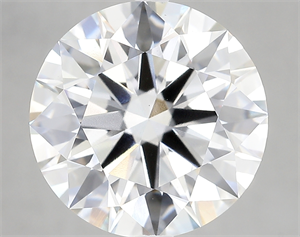 Picture of Lab Created Diamond 9.34 Carats, Round with ideal Cut, F Color, vs1 Clarity and Certified by IGI