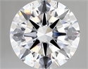 Lab Created Diamond 5.05 Carats, Round with excellent Cut, D Color, vvs2 Clarity and Certified by IGI