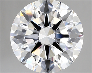 Picture of Lab Created Diamond 5.05 Carats, Round with excellent Cut, D Color, vvs2 Clarity and Certified by IGI