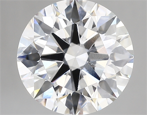 Picture of Lab Created Diamond 5.05 Carats, Round with ideal Cut, E Color, vvs2 Clarity and Certified by IGI