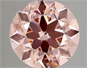 Lab Created Diamond 2.80 Carats, Round with very good Cut, VIVID  PINK Color, vvs2 Clarity and Certified by IGI