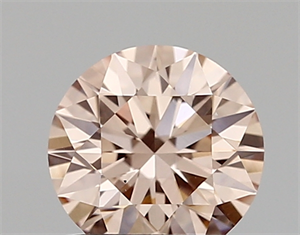Picture of Lab Created Diamond 1.01 Carats, Round with ideal Cut, FANCY  PINK Color, vs1 Clarity and Certified by IGI