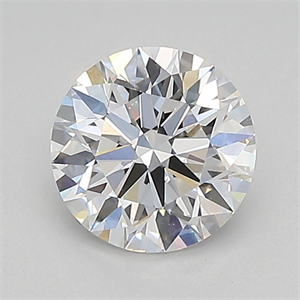 Picture of Lab Created Diamond 0.92 Carats, Round with ideal Cut, D Color, vvs2 Clarity and Certified by IGI