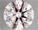 Del inventario de diamantes de laboratorio, 4.89 quilates, Redondo , Color LIGHT  PINK, claridad vvs2 y certificado IGI