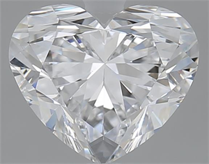 Picture of 2.51 Carats, Heart D Color, VS1 Clarity and Certified by GIA