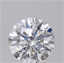 Lab Created Diamond 1.02 Carats, Round with Ideal Cut, E Color, VVS2 Clarity and Certified by IGI