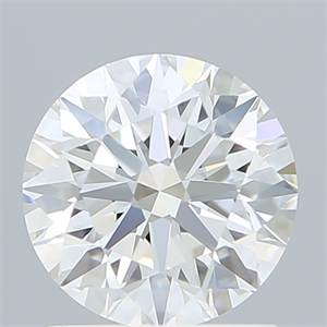 Picture of Lab Created Diamond 1.32 Carats, Round with Excellent Cut, E Color, VVS2 Clarity and Certified by IGI