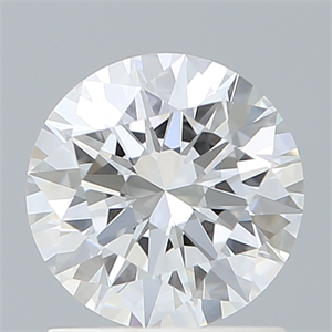 Picture of Lab Created Diamond 1.23 Carats, Round with Excellent Cut, D Color, VS1 Clarity and Certified by IGI