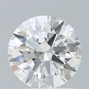 Picture of Lab Created Diamond 1.42 Carats, Round with Ideal Cut, E Color, VVS2 Clarity and Certified by IGI