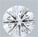 Lab Created Diamond 1.31 Carats, Round with Ideal Cut, D Color, VS1 Clarity and Certified by IGI