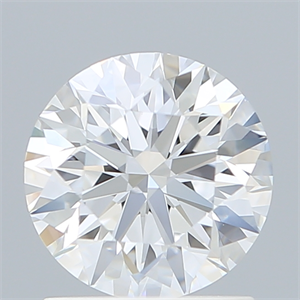 Picture of Lab Created Diamond 1.36 Carats, Round with Excellent Cut, D Color, VVS2 Clarity and Certified by IGI