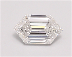 Picture of Lab Created Diamond 0.72 Carats, HEXAGON with  Cut, E Color, vvs1 Clarity and Certified by IGI