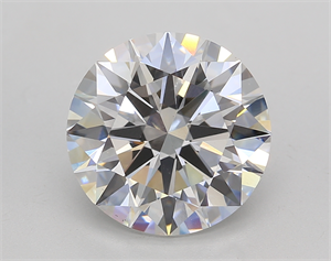 Picture of Lab Created Diamond 5.31 Carats, Round with Excellent Cut, F Color, VS1 Clarity and Certified by GIA