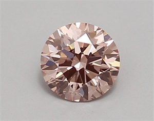 Picture of Lab Created Diamond 0.70 Carats, Round with ideal Cut, VIVID  PINK Color, vs2 Clarity and Certified by IGI