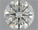 1.40 Carats, Round with Excellent Cut, M Color, SI2 Clarity and Certified by GIA