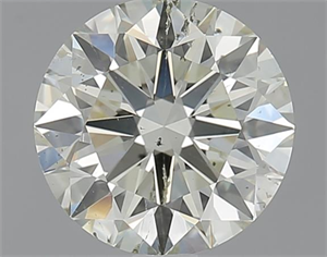 Picture of 1.40 Carats, Round with Excellent Cut, M Color, SI2 Clarity and Certified by GIA