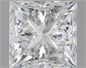 1.50 Carats, Princess H Color, VVS2 Clarity and Certified by GIA