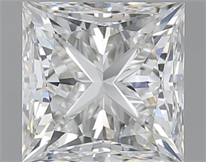 Picture of 1.50 Carats, Princess H Color, VVS2 Clarity and Certified by GIA