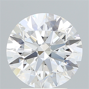 Picture of Lab Created Diamond 3.36 Carats, Round with Excellent Cut, E Color, VVS1 Clarity and Certified by IGI