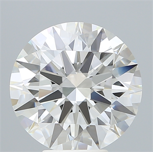 Picture of Lab Created Diamond 6.23 Carats, Round with Ideal Cut, G Color, VVS2 Clarity and Certified by IGI