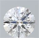 Lab Created Diamond 1.06 Carats, Round with Ideal Cut, E Color, VVS1 Clarity and Certified by IGI