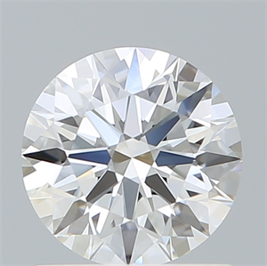 Picture of Lab Created Diamond 1.06 Carats, Round with Ideal Cut, E Color, VVS1 Clarity and Certified by IGI