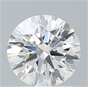 Lab Created Diamond 1.35 Carats, Round with Ideal Cut, D Color, VVS2 Clarity and Certified by IGI