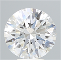 Lab Created Diamond 5.71 Carats, Round with Excellent Cut, E Color, VVS2 Clarity and Certified by IGI