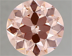 Picture of Lab Created Diamond 2.21 Carats, EURO CUT with  Cut, FANCY  PINK Color, vvs2 Clarity and Certified by IGI