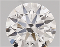 Lab Created Diamond 1.73 Carats, Round with ideal Cut, D Color, vvs2 Clarity and Certified by IGI