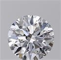 Del inventario de diamantes de laboratorio, 0.70 quilates, Redondo , Color E, claridad VVS2 y certificado IGI