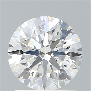 Picture of Lab Created Diamond 1.45 Carats, Round with Excellent Cut, D Color, VVS2 Clarity and Certified by IGI