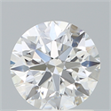 Lab Created Diamond 1.26 Carats, Round with Excellent Cut, D Color, VVS2 Clarity and Certified by IGI