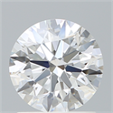 Del inventario de diamantes de laboratorio, 1.34 quilates, Redondo , Color E, claridad VVS2 y certificado IGI