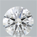 Del inventario de diamantes de laboratorio, 1.24 quilates, Redondo , Color D, claridad VVS2 y certificado IGI