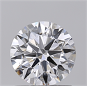 Lab Created Diamond 1.02 Carats, Round with Excellent Cut, E Color, VVS2 Clarity and Certified by GIA