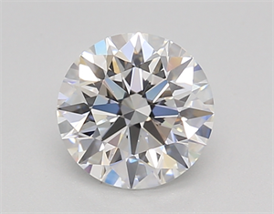 Picture of Lab Created Diamond 1.02 Carats, Round with Excellent Cut, E Color, VVS2 Clarity and Certified by GIA