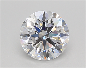 Picture of Lab Created Diamond 1.02 Carats, Round with Excellent Cut, D Color, VVS1 Clarity and Certified by GIA
