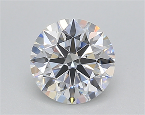 Picture of Lab Created Diamond 1.09 Carats, Round with Excellent Cut, E Color, VVS1 Clarity and Certified by GIA