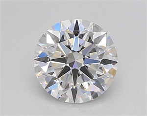 Picture of Lab Created Diamond 1.03 Carats, Round with Excellent Cut, E Color, VVS1 Clarity and Certified by GIA