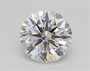 Picture of Lab Created Diamond 1.02 Carats, Round with Excellent Cut, E Color, VVS2 Clarity and Certified by GIA