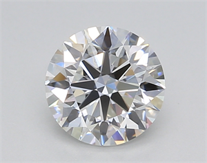 Picture of Lab Created Diamond 1.02 Carats, Round with Excellent Cut, E Color, VVS2 Clarity and Certified by GIA