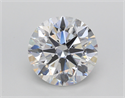 Lab Created Diamond 3.06 Carats, Round with Excellent Cut, E Color, VS1 Clarity and Certified by GIA