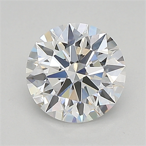 Picture of Lab Created Diamond 0.90 Carats, Round with ideal Cut, D Color, vvs2 Clarity and Certified by IGI