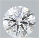 Lab Created Diamond 1.21 Carats, Round with Ideal Cut, D Color, VVS2 Clarity and Certified by IGI