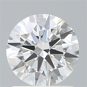 Picture of Lab Created Diamond 1.21 Carats, Round with Ideal Cut, D Color, VVS2 Clarity and Certified by IGI