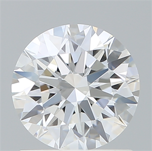 Picture of Lab Created Diamond 1.09 Carats, Round with Ideal Cut, F Color, VVS1 Clarity and Certified by IGI