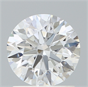 Del inventario de diamantes de laboratorio, 1.25 quilates, Redondo , Color E, claridad VVS2 y certificado IGI