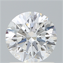 Lab Created Diamond 1.09 Carats, Round with Ideal Cut, E Color, VVS2 Clarity and Certified by IGI
